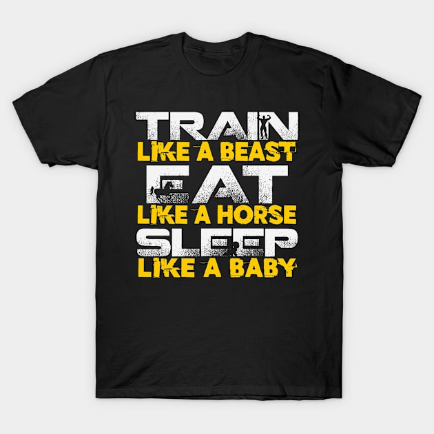 Train like a beast T-Shirt by Andreeastore  